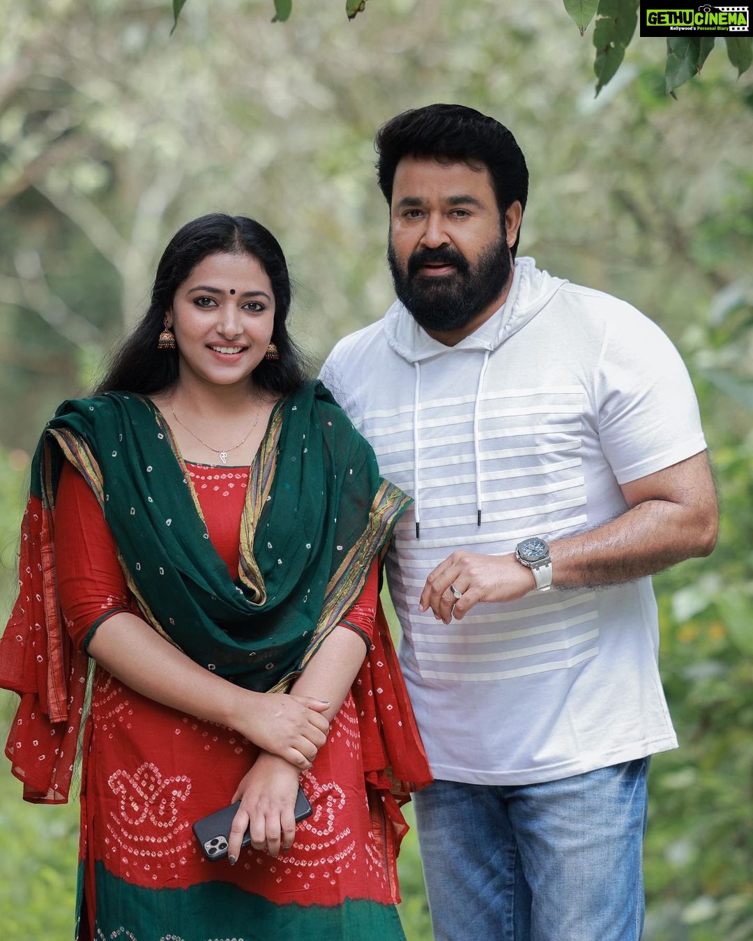Anu Sithara Instagram - Happy bday laletta @mohanlal