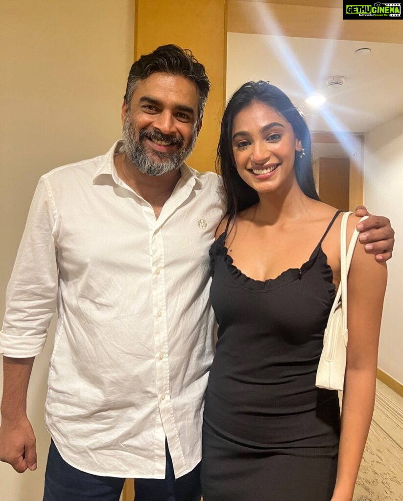 Anukreethy Vas Instagram - Happiest birthday to a great actor, director but most importantly a great human being ❤️ @actormaddy 🥳🥳 . May your year be filled with joy and good health ☺️ Mumbai, Maharashtra