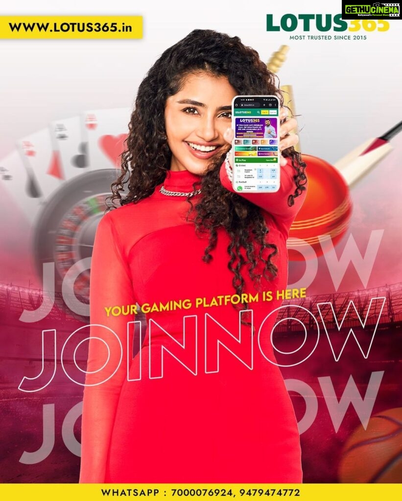 Anupama Parameswaran Instagram - This IPL Gear up with @Lotus365world 🏏, Now don't just watch cricket, Play it! 🤑Join us now by registering on www.lotus365.in 🤑Earn Amazing cash prizes by supporting your favourite teams with amazing live prediction 😎 and cashout features only on Lotus365 🤑 Open Your Account instantly, just msg Or Call On Numbers given below- Whatsapp - +9194777 77302 +9193434 29343 +9193432 41313 Call On - +91 8297930000 +91 8297320000 +91 81429 20000 +91 95058 60000 Disclaimer- These games are addictive and for Adults (18+) only. Play Responsibly.