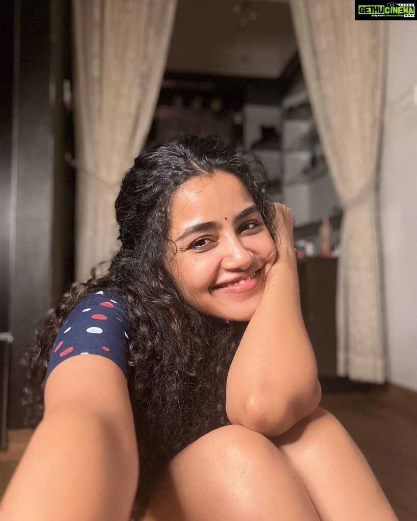 Anupama Parameswaran Instagram - 4 shades of anupama at home, the last one being the constant 😁