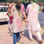 Anupriya Kapoor Instagram - Dilwalon ki holi Dilliwali...first holi with Mrs.