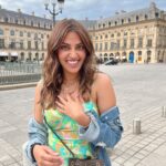 Anushka Ranjan Instagram – Nothing shakes the smiling heart💚 Paris, France