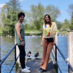 Anushka Ranjan Instagram – What the duck are they doing in my frame🦆🦢 Windsor