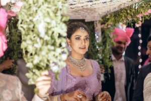 Anushka Ranjan Instagram - Kive mukhre to nazara hatava je tere vich rab disda 💜👰🏽‍♀️ @adityaseal