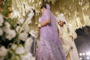 Anushka Ranjan Instagram - Kive mukhre to nazara hatava je tere vich rab disda 💜👰🏽‍♀️ @adityaseal