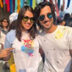 Anushka Ranjan Instagram - Bura na maanoooo!! Happy Holi💚🧡💙 Mumbai, Maharashtra