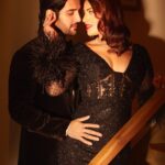 Anushka Ranjan Instagram - Happy Valentine’s Day🖤 Will forever be the Morticia to your Gomez🧿