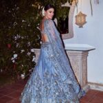 Anushka Ranjan Instagram - The Blues got me happy💙 . . . @manishmalhotraworld @manishmalhotra05 @dieppj @anshgemsofficial