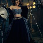 Anushka Ranjan Instagram - Portrait series | Season 4 - Mumbai Edition The immensely talented and gorgeous @anushkaranjan looking ethereal in our crystal bustier, velvet skirt with thread and crystal embroidered Kashmiri dupatta. . . Photographer - @karishmabediphotography Styling - @thetyagiakshay Assisted styling - @itsgrishma HMU - @mukuchyan.artistry Jewellery partner - @outhousejewellery Shoes - @paioshoes Coordinated by @divishlist . . #SidTytler #SiddarthaTytler #Fashion #India #IndianFashion #Luxury #Delhi #Style #menswear #ShopNow #Indiandesigner #womensfashion #BollywoodFashion