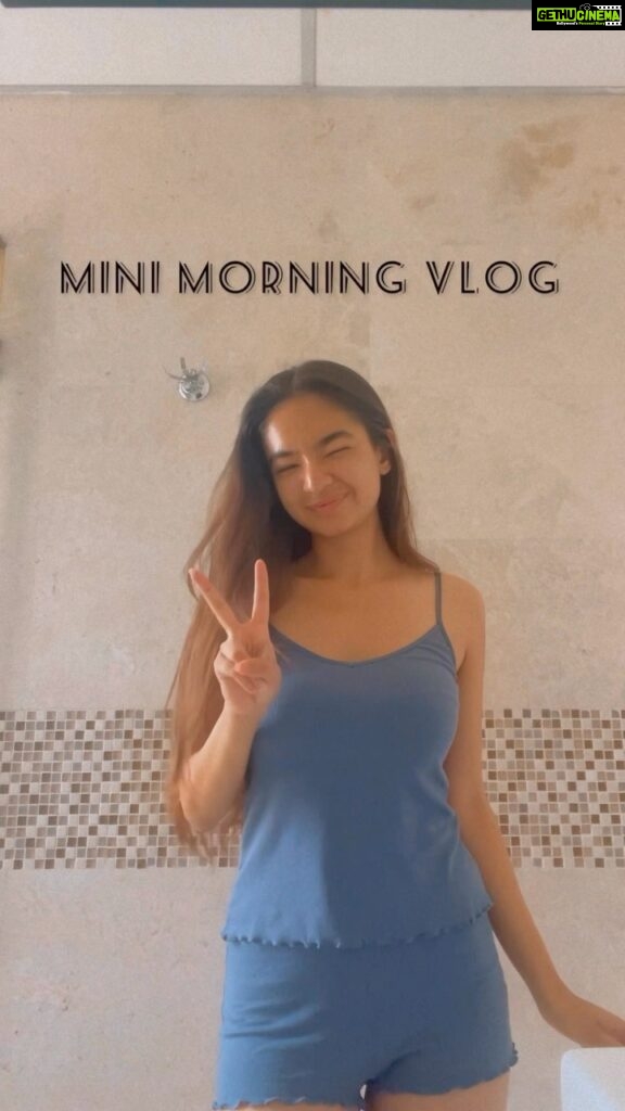 Anushka Sen Instagram - Mini morning routine 🐥 #reels #minivlog #selfcare