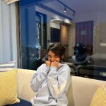 Anushka Sen Instagram - If I was a blue bird, I’d fly to you 🍕 . Hoodie @bonkers.corner Bangalore, India