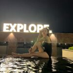 Anushka Sen Instagram - just keep swimming 🏊‍♀️🤍 Bangalore, India