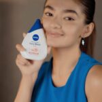 Anushka Sen Instagram - If getting a refreshed, plump look was an exam, you’d ace it with the @niveaindia Milk Delights Rose Face Wash💙 It’s so effective as milk gently cleanses and nourishes your skin for a healthy glow along with rose water that soothes your sensitive skin! There’s one for every skin type! I highly recommend using the Nivea Milk Delights Face wash a try. Trust me, your skin will thank you everyday ☺️ #collab