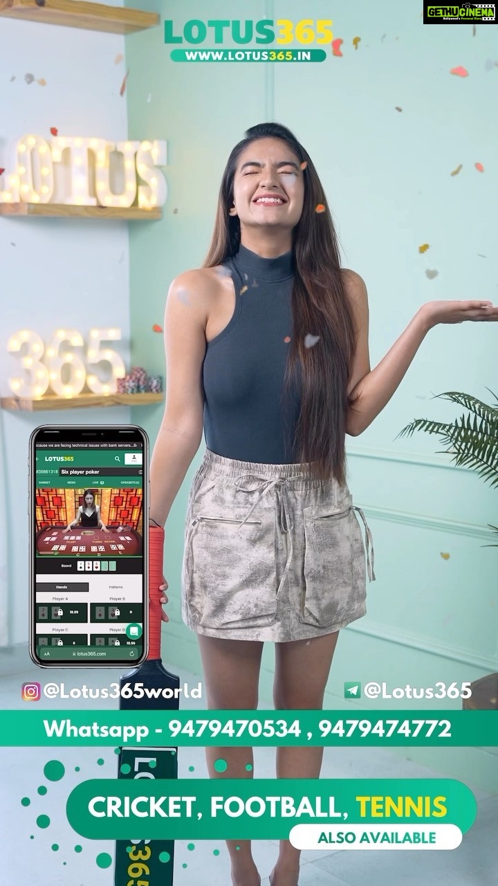 Anushka Sen Instagram - This IPL Final Gear up with www.lotus365.in 🏏, Now don’t just watch cricket, Play it! @Lotus365world 🤑Join us now by registering on www.lotus365.in 🏆Win and show the World what you’re made of! 🤑Earn Amazing cash prizes by supporting your favourite teams with amazing live prediction 😎 and cashout features only on Lotus365 🤑 Open Your Account instantly, just msg Or Call On Numbers given below- Whatsapp - +9194777 77302 +9193434 29343 +9193432 41313 Call On - +91 8297930000 +91 8297320000 +91 81429 20000 +91 95058 60000 Disclaimer- These games are addictive and for Adults (18+) only. Play Responsibly. #ad