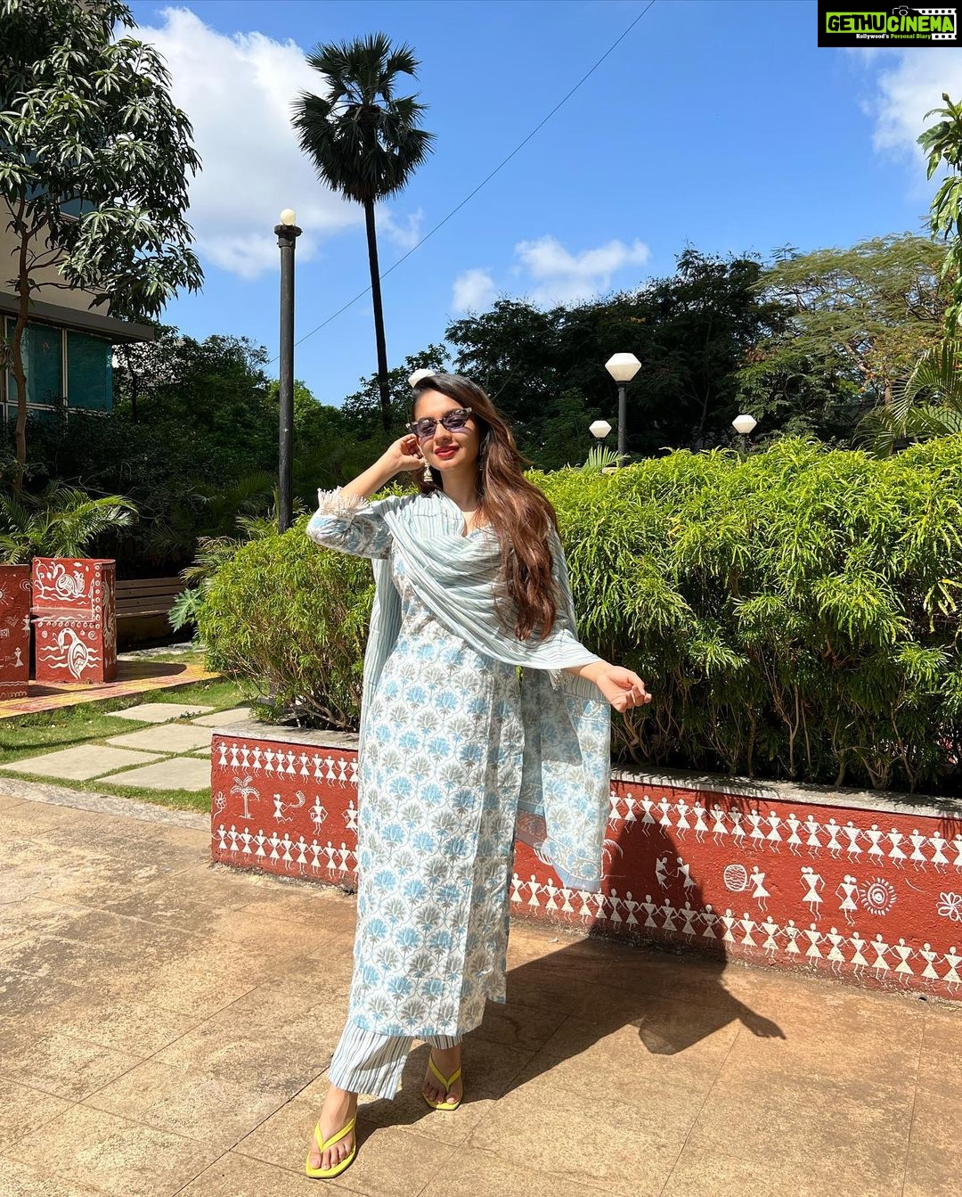 Anushka Sen Instagram - 🧿🪄 . Wearing @jaipuriadaah ✨