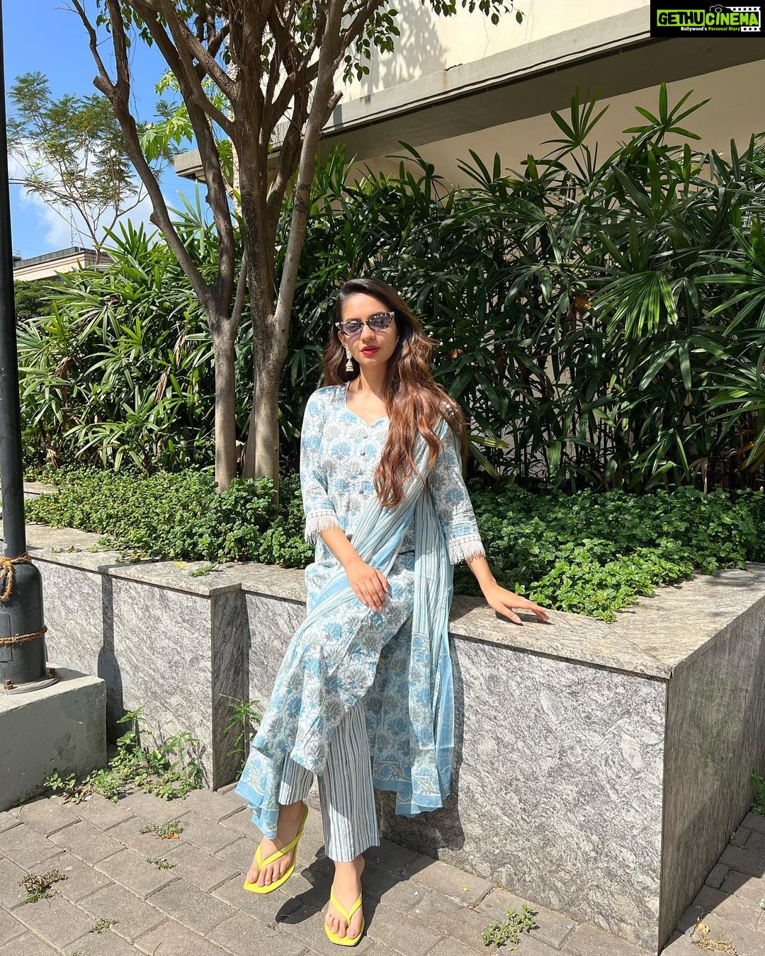 Anushka Sen Instagram - 🧿🪄 . Wearing @jaipuriadaah ✨