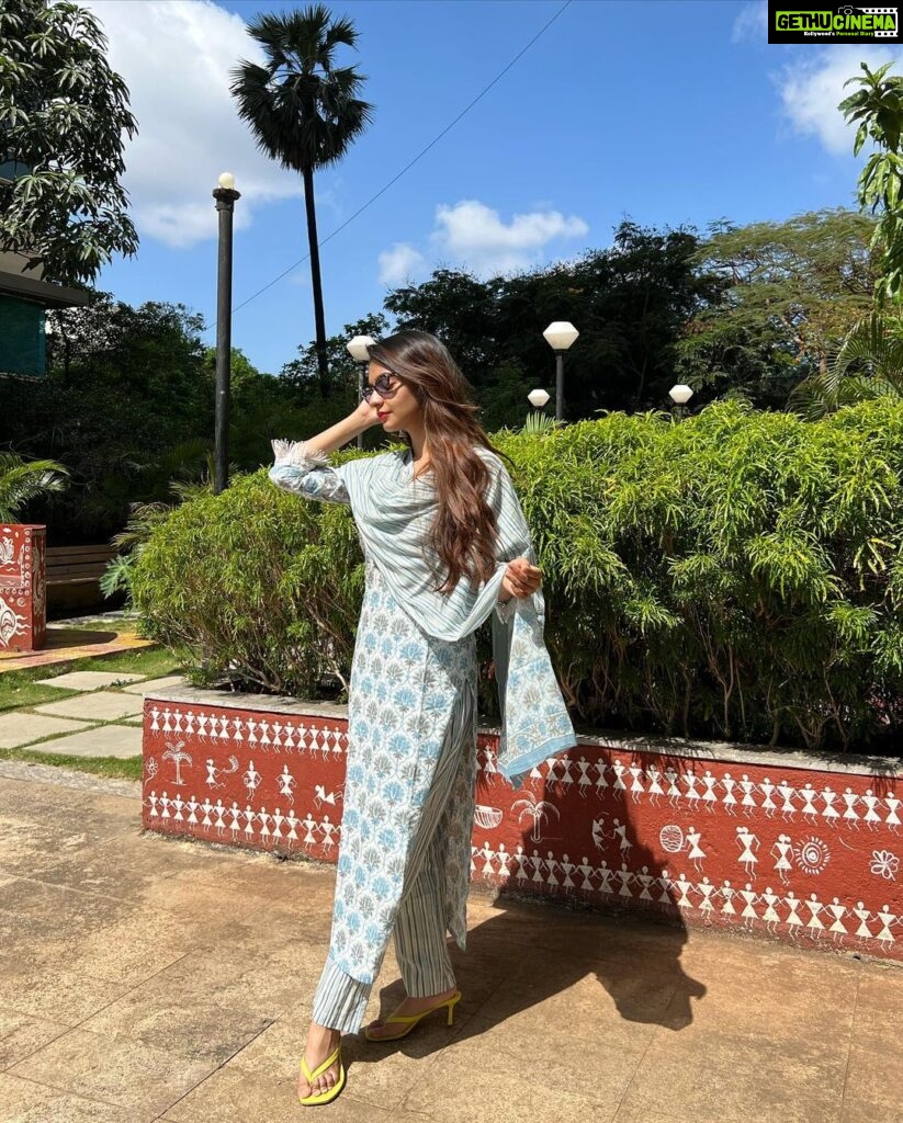Anushka Sen Instagram - 🧿🪄 . Wearing @jaipuriadaah ✨