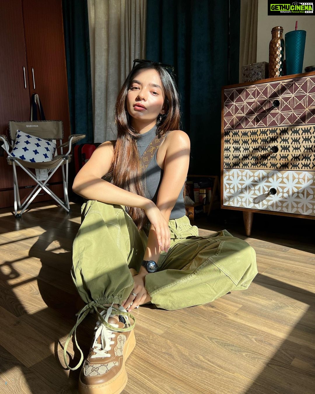 Anushka Sen Instagram - thinkin about matcha latte 🧚♀️