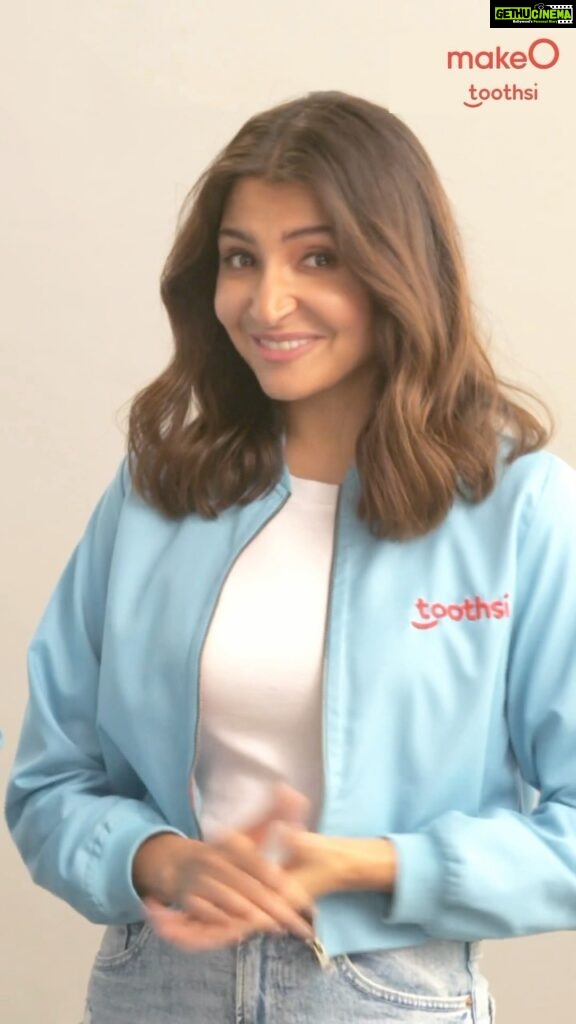 Anushka Sharma Instagram - Transform your smile within 6-8 months and say hello to confidence! With @makeo_toothsialigners, you won’t stop smiling. They are affordable, invisible and easy to wear. Book your scan now! #Ad #SmileKaChampion #makeOtoothsi #ClearAligners #TeethStraightening