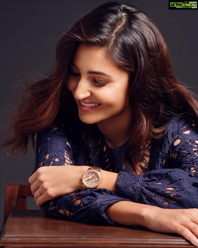 Anushka Sharma Instagram - Sophisticated, indulgent and iconic. Watches from @michaelkors, for the jet-setter in you. #MichaelKors