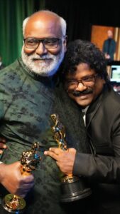 Anushka Shetty Instagram - Speechless …just love and respect …. 🤗🤗🤗🤗🤗🙏🏻🙏🏻🙏🏻🙏🏻🙏🏻🙏🏻🙏🏻🙏🏻🙏🏻🙏🏻🧿🤗🤗🤗🤗🤗🤗🤗🤗 

 @ssrajamouli @mmkeeravani  @chandraboselyricist  @alwaysramcharan @jrntr @bhairavudu @sskarthikeya @dvvmovies  @dopkksenthilkumar @sipligunjrahul @premrakshith_choreographer #ChandraBose  #Srivalli @ramarajamouli.ssrajamouli  @rrrmovie #RRRForOscars