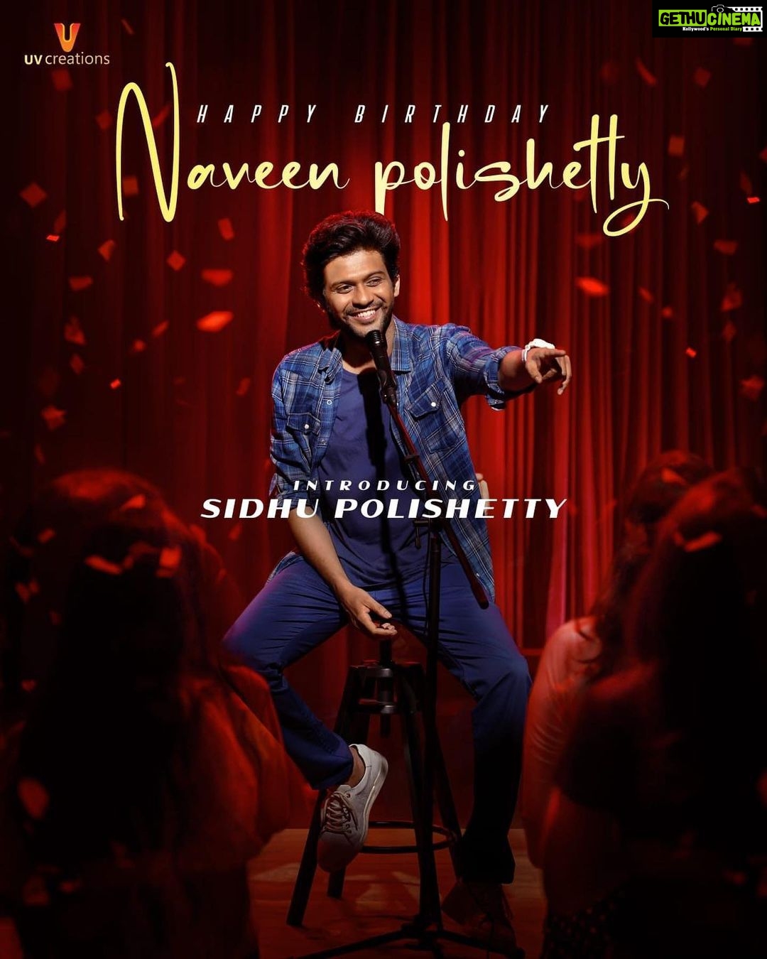 Anushka Shetty Instagram - Happy happpy birthday Naveen Wishing u a happy healthy successful year ahead .. looking forward to Sidhu Polishetty β¦ ππ₯πhave a beautiful day ahead @naveen.polishetty @maheshbabu_pachigolla @radhan_music @uvcreationsofficial @lumapanels