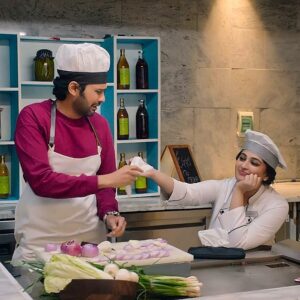 Anushka Shetty Instagram - Happiness is guiding Mr Polishetty cooking for Miss Shetty 😁

#MissShettyMrPolishetty is cooked well & getting ready to serve soon ❤️🤗

@naveen.polishetty @maheshbabu_pachigolla @radhan_music @lumapanels #kotagirivenkateswararao @anantha.sriram @manasimm @ladykashonline @lyricist_vivek @rajeevan.n @jayasudhakapoor #Nasser @tulasiactress @sharma_murli @the_real_reel_sonia @a.gomatam @kabilanchelliah  @uvcreationsofficial @adityamusicindia