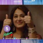 Anushka Shetty Instagram - 5M🥳Thanks for the love❤️ Can’t wait for all our much awaited #MissShettyMrPolishetty 💜🩵 @naveen.polishetty @maheshbabu_pachigolla @radhan_music @lumapanels #kotagirivenkateswararao @anantha.sriram @manasimm @ladykashonline @lyricist_vivek @rajeevan.n @jayasudhakapoor #Nasser @tulasiactress @sharma_murli @the_real_reel_sonia @a.gomatam @kabilanchelliah @uvcreationsofficial @adityamusicindia