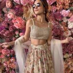 Anya Singh Instagram - Felt like a 🌸 Outfit- @paulmiandharsh @viralmantra Styled by @mohitrai with @ruchikrishnastyles Assisted by @muskanduaaa