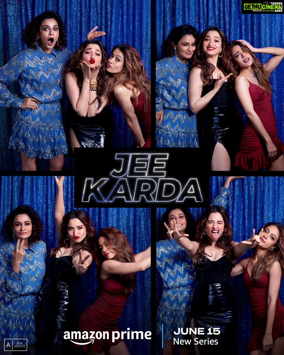 Anya Singh Instagram - My unparalleled girl squad! 🫶🩷 Watch #JeeKardaOnPrime, June 15 only on @primevideoin @tamannaahspeaks @aashimgulati @suhailnayyar @hussain.dalal @samvednasuwalka @sayan1164 @nonu_chidiya @homster #DineshVijan @abbasdalal @poovijan @parekhashni @maddockfilms @tseries.official @sachinjigar @Soulfulsachin @jigarsaraiya @safirock @mellowmellow @hrishikesh_gangan @lionoath21 @romilved @indrajitchetia @mixedbyhanish