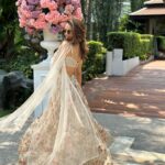 Anya Singh Instagram - Felt like a 🌸 Outfit- @paulmiandharsh @viralmantra Styled by @mohitrai with @ruchikrishnastyles Assisted by @muskanduaaa