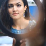 Aparna Das Instagram - Me ☺️ . . Styling: @gayathribalasubramanian21 Costume: @rehanabasheerofficial Pink outfit Earrings: @fineshinejewels Other pic earrings. : @mspinkpantherjewel PC: @kanaastudioz