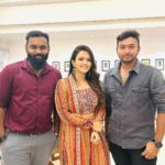 Aparna Das Instagram - Soul of #DADA Like Kavin said in an interview you are not Jen you are a “Jem” @jenmartinmusic your songs and ur music gave soul to our film. You are going to go places Jen. @edavan_____ I am already a big fan of ur lyrics and never knew you are a mallu. Feels lucky to have a song written by you. @pole_star10 loved working with our lyricist/ artist. Long way to go. ♥️ and all our singers for giving us beautiful songs ♥️