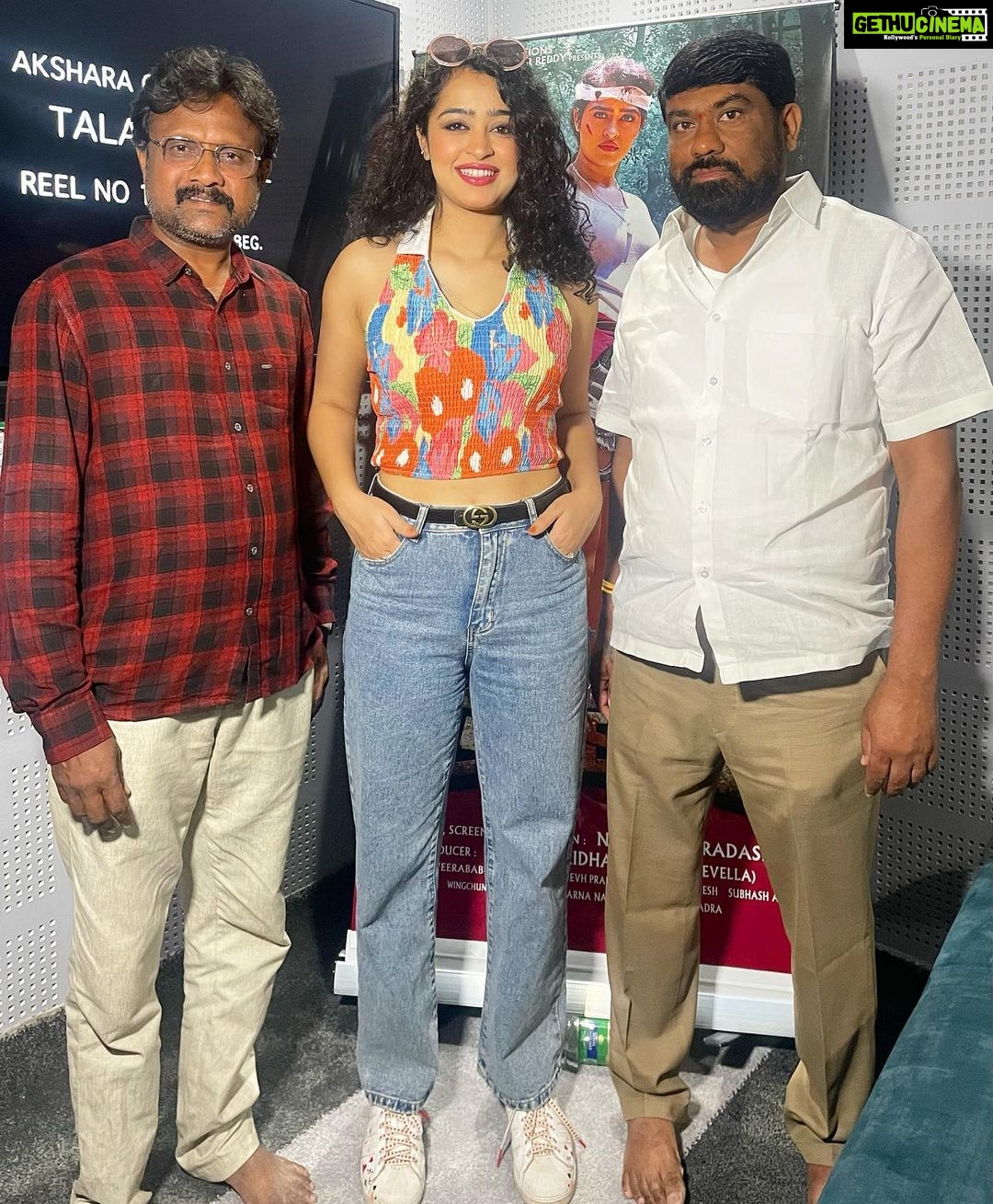 Apsara Rani Instagram - ‘TALAKONA’ Extremely excited about upcoming Telugu movie which is under post production currently 🎥 Production: Akshara Creations Direction: Nagesh Naradashi Hyderabad , Telengana. India
