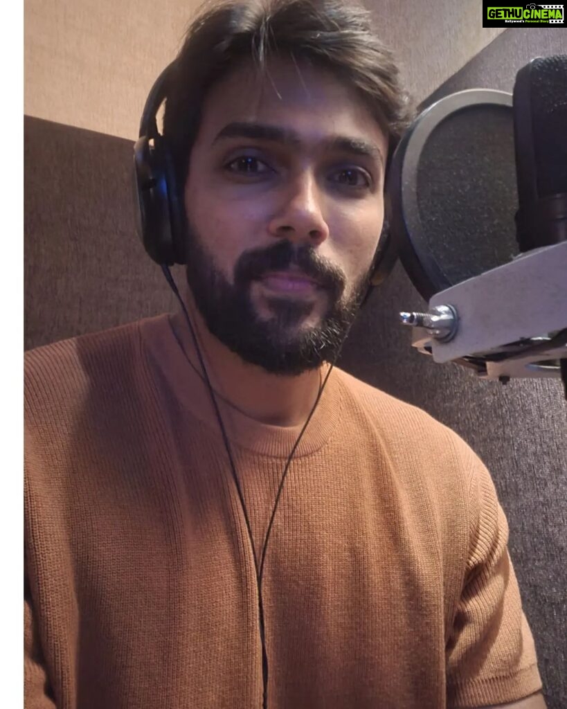 Arav Instagram - Dubbing starts for @ganeshvinayakan @90pictures production no 1 @actress_ramyapandian @mynaasukumarm @babykritika_offcl