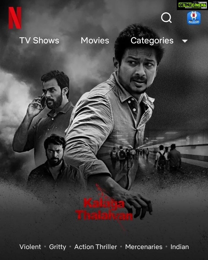 Arav Instagram - #KalagaThalaivan is streaming on Netflix Watch and share your comments on Arjun, looking forward to hear from you all❤️❤️ @netflix_in @udhay_stalin @nidhhiagerwal @kalaiyarasananbu @angana.r10 #netflix #tamilmovie #crimethriller #magizhthirumeni