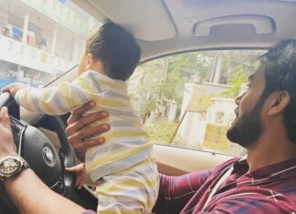 Arav Instagram - Very true... you're my 🌎 you're my 🧬❤️ @raahei #fatherson #fatherlove