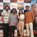 Arav Instagram - With my sweetest family. Will miss the wonderful times we had on set. I'll miss the reels we make and the games we play. Love you guys❤️❤️ @varusarathkumar @santhoshprathapoffl @vivek_rajgopal @yazar_christopher Missed you darling @mahatofficial @filmmaker_dayal_padmanabhan sir plan another film pls🤗🤗 #MaruthiNagarPoliceStationOnAHA #MaruthiNagarPoliceStation #Friendship #AhaOriginal #ott K4 Anna Nagar Police Station