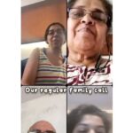 Archana Kavi Instagram – One mute katha… Ft @rosamma.jose.33 @jose_kaviyil @pearljazz_ritu… Missing @qvi_kaviashish 
.
My best friends are my family and it’s so adorable to see your parents learn things. They might have felt the same when I was a kid and learning how to walk or any basic task. I might not say this often but I love these two kids a lot.
.
PS: call your parents now!
#family #familytime #longdistancerelationship #motherdaughter