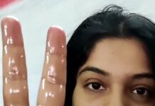 Archana Kavi Instagram - I applied ghee on my hair for 7 days! Full video on my youtube channel. #ghee #naturalbenefits #haircare