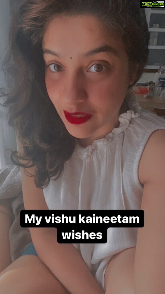 Archana Kavi Instagram - vishu kaineetam wishes