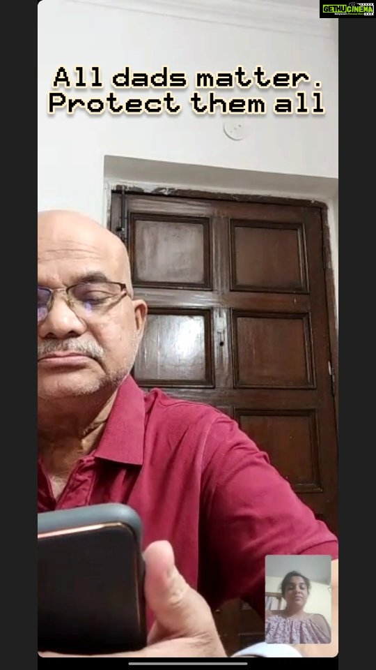 Archana Kavi Instagram - My dad cutest @jose_kaviyil . #father #funny #dad #fatherdaughter