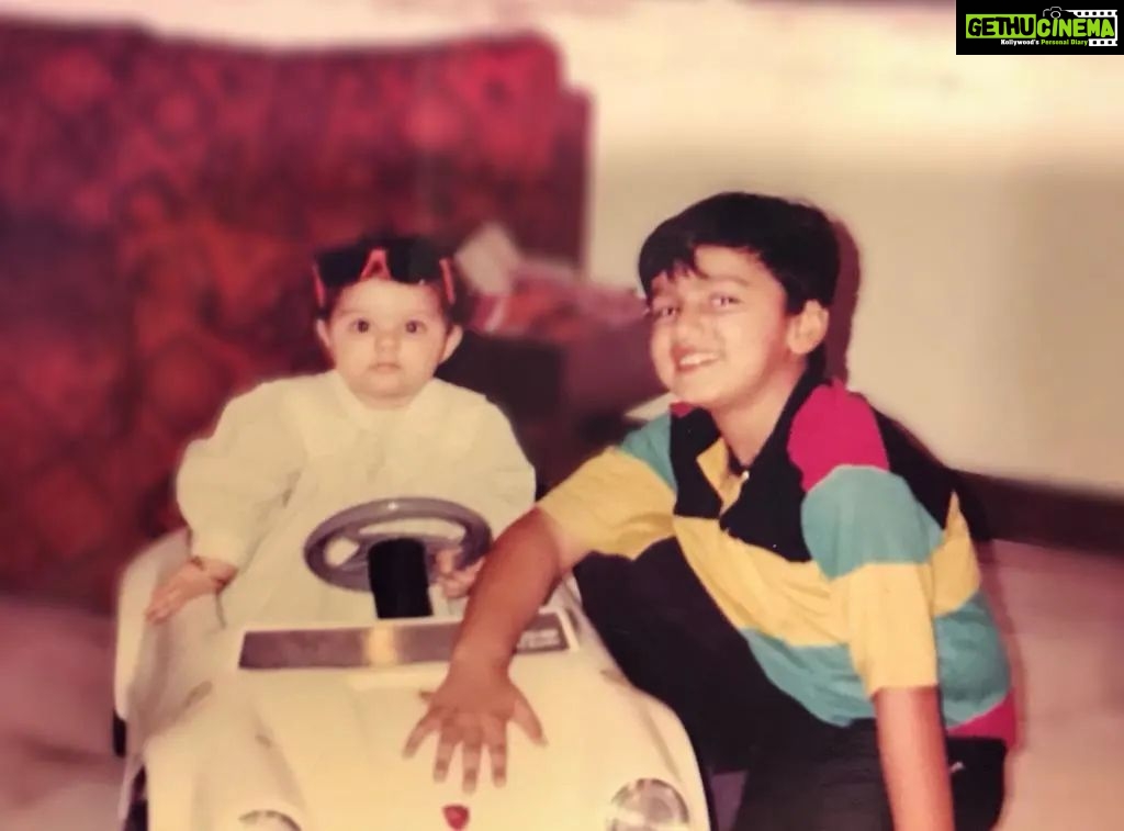 Arjun Kapoor Instagram - My co-rider for life !!! We in this together... good, bad or ugly... Happy bday lil sister @anshulakapoor - you deserve the best always! ♥️💫🧿 #happybirthday #littlesister #bday