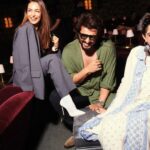 Arjun Kapoor Instagram - A night out with the family for #TheNightManager ✨🤓 @malaikaaroraofficial @sonamkapoor @adityaroykapur @rheakapoor @anilskapoor @vaishnavpraveen @thehouseofpixels @amaker7