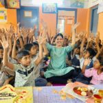 Asha Bhat Instagram - God hears and sees things that humans fail to. Visited Taranga school for specially abled kids in my home town #Bhadravathi . Moved & speechless with their innocence & compassion. Their kindness and talent are sterling. Assured them their Asha Akka is always by their side! ❤️
