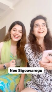 Asha Bhat Instagram - This #SingSongSaturday , I finally attempted a Kannada song for the first time thanks to @asha.bhat ! Sorry that it took me so long but I’m here now :) Apologies for the mistakes but full points to Asha for being a patient teacher ♥️