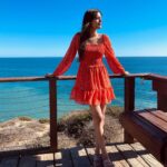 Asha Bhat Instagram - 💙 🧡 #throwback #malibu