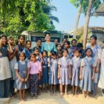 Asha Bhat Instagram - God hears and sees things that humans fail to. Visited Taranga school for specially abled kids in my home town #Bhadravathi . Moved & speechless with their innocence & compassion. Their kindness and talent are sterling. Assured them their Asha Akka is always by their side! ❤️