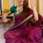 Asha Bhat Instagram - Impromptu Dance on this Kriti composed by Muttu Swamy Dikshitar☺️ @jalpa_mdev Thank You ❤️ Goddess Saraswati is extolled as one who kindles the intellect and bestows knowledge, wisdom and perspicacity. Music and art in general are synonymous with her.
