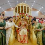 Asha Sharath Instagram – Some pictures and moments from Pankus Weddings💖
Saree : @ashasharathcollections